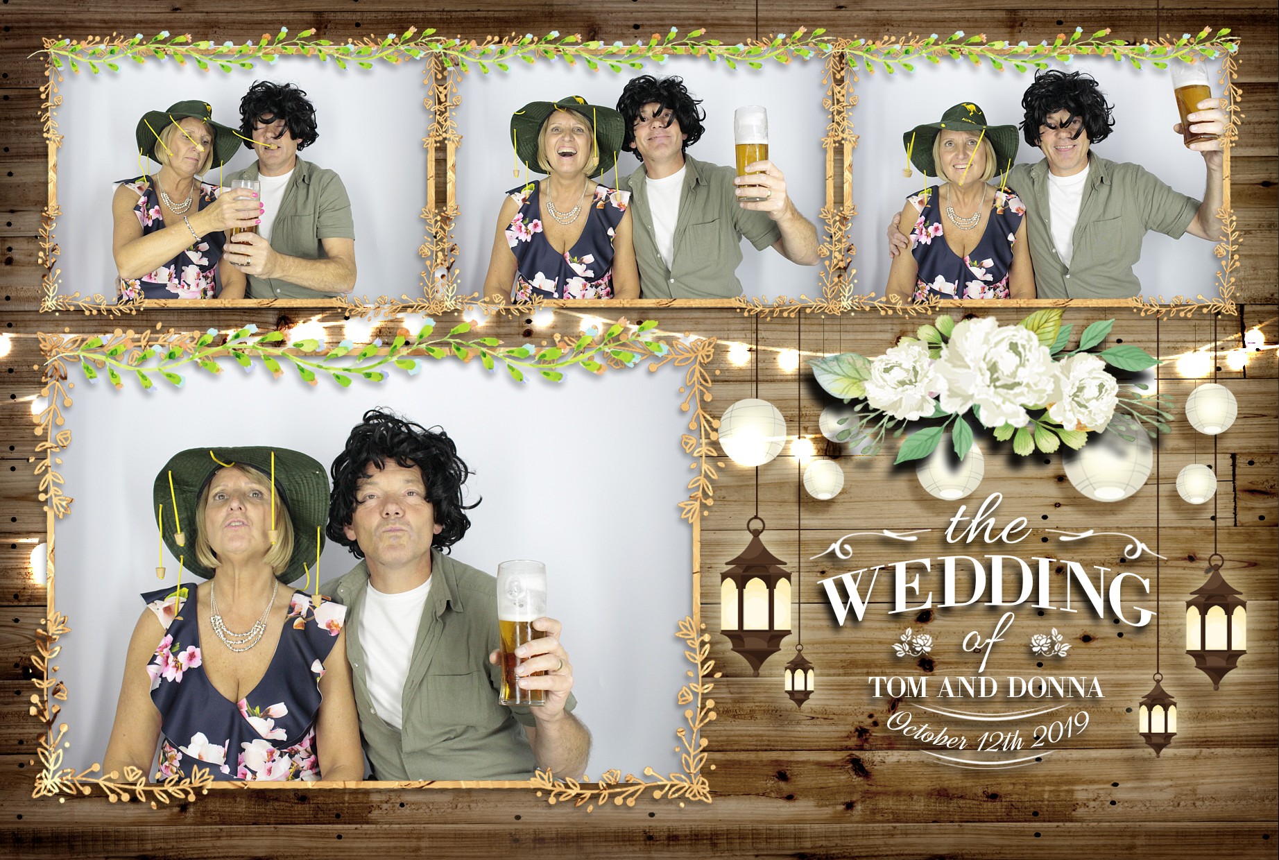 Tom & Donna's Wedding  | View more photos from the event at gallery.myphotoboothexperience.co.uk/u/MyPhotoBoothExperienceLtd/Tom-Donnas-Wedding